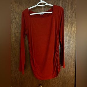 Women’s large square neck maternity shirt